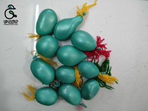 خانواده بزرگ شهید چمران بادکنک های آردی و پروژه علوم کلاس سومی ها
