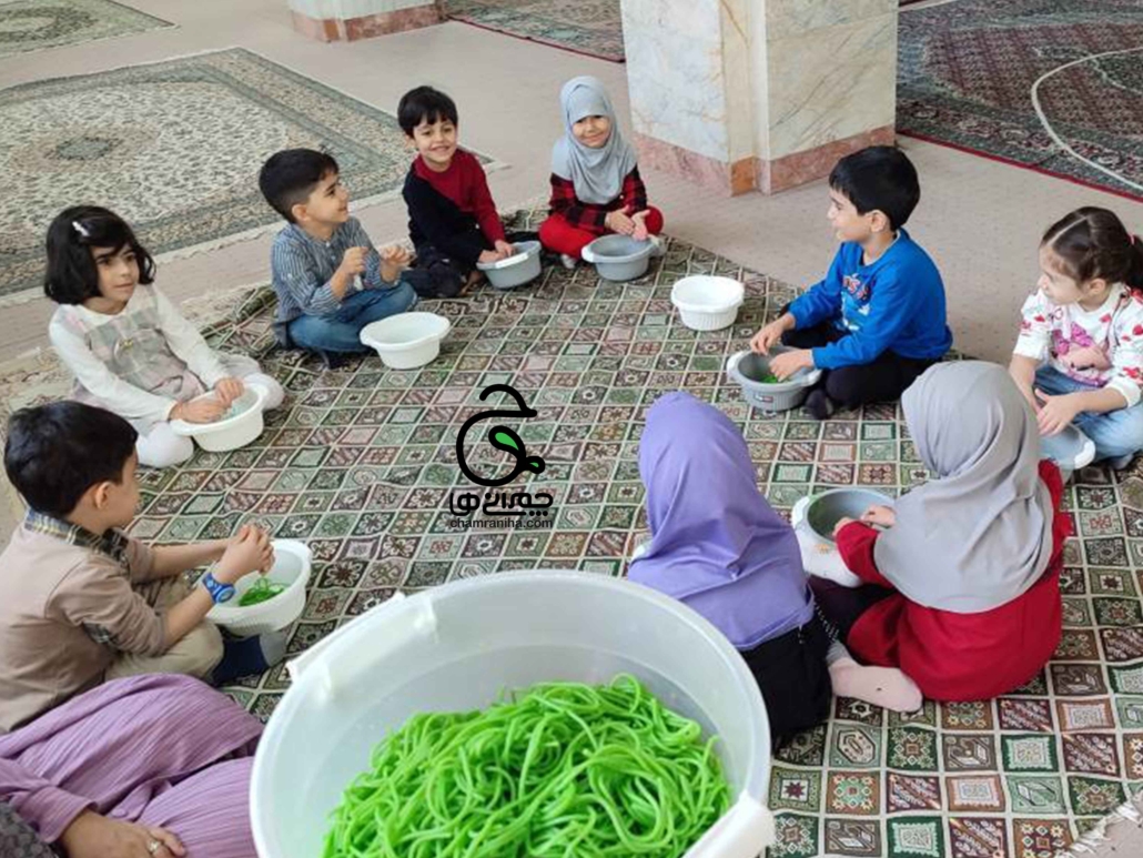 خانواده بزرگ شهید چمران ثبت نام مهد کودک حضوری 3 ساله ها حسینیه کودک شهید چمران