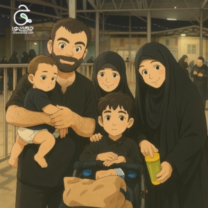 اربعین با بچه ها
