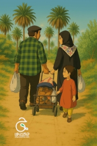 پیاده روی اربعین با بچه ها
