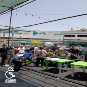 خانواده بزرگ شهید چمران گزارش تصویری از موکب‌ها در دهه اول محرم