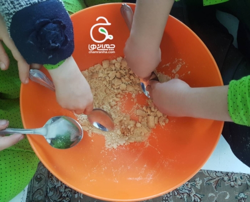 خانواده بزرگ شهید چمران دسر بیسکوییتی؛ تجربه‌ای خوشمزه برای یادگیری مهارت‌های زندگی