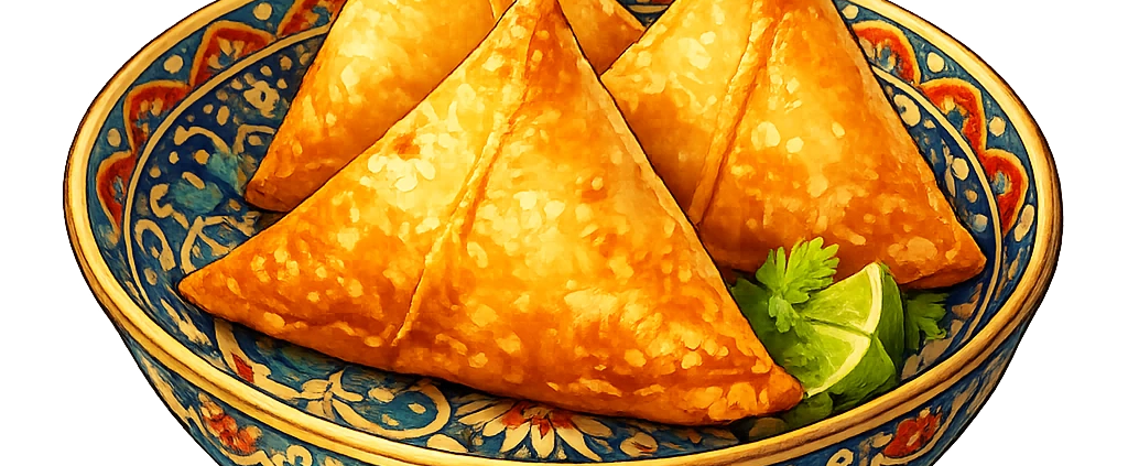 پخت سمبوسه با کودکان