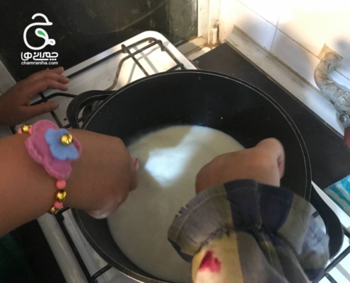 خانواده بزرگ شهید چمران دسر بیسکوییتی؛ تجربه‌ای خوشمزه برای یادگیری مهارت‌های زندگی