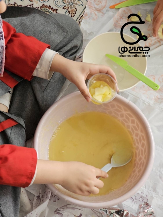 خانواده بزرگ شهید چمران ژله سیب؛ تجربه‌ای خوشمزه برای یادگیری مهارت‌های زندگی