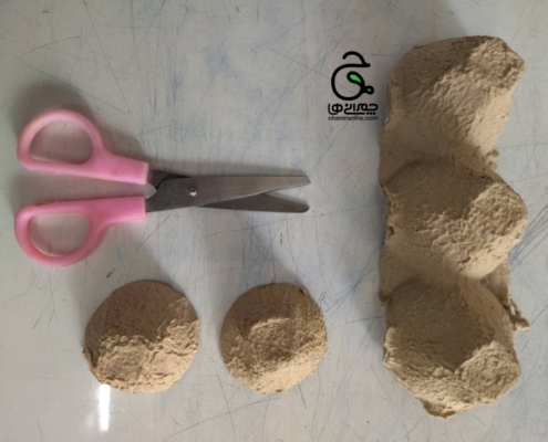 خانواده بزرگ شهید چمران عروسک شانه تخم مرغی با وسایل ساده